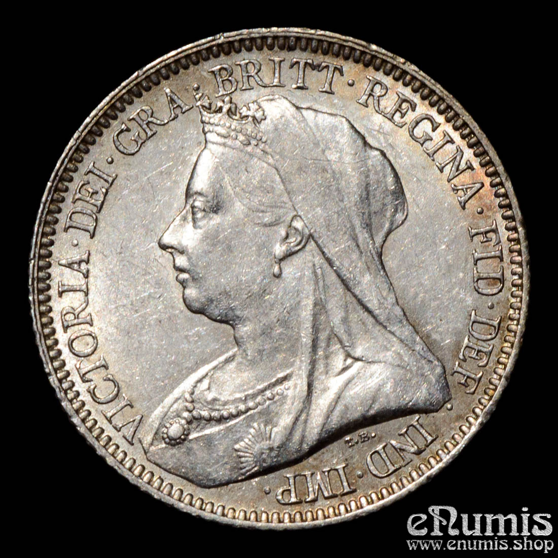 Great Britain, Victoria, Sixpence 1893, XF-UNC/aUNC
