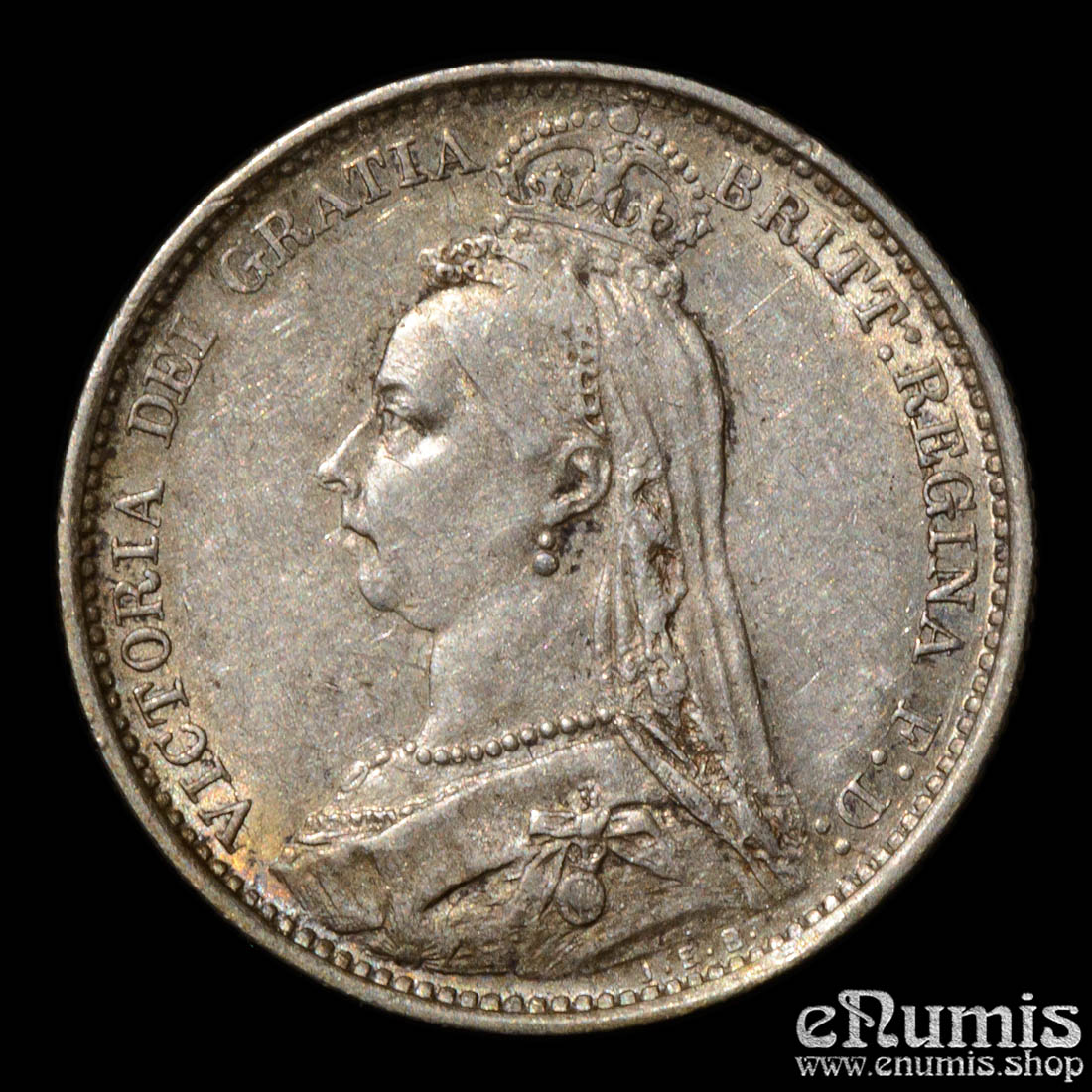 Great Britain, Victoria, Sixpence 1889, aXF