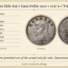 CHINA, Yuan Shih-Kai, Yuan Dollar 1920, year 9, "Fat Man", VF+ CHINA, Yuan Shih-Kai, Yuan Dollar 1920, year 9, "Fat Man", VF+