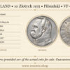 POLAND, 10 Zlotych 1935, Pilsudski, VF-XF