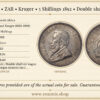 South Africa, ZAR, Kruger, 5 Shillings 1892, Double shaft, XF-UNC