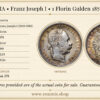 AUSTRIA, Franz Joseph I, 1 Florin Gulden 1878, XF+