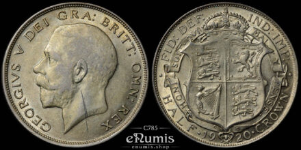Great Britain, George V, Halfcrown 1920, 3+A, aUNC