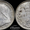 Great Britain, Victoria, 3 Pence 1895, UNC