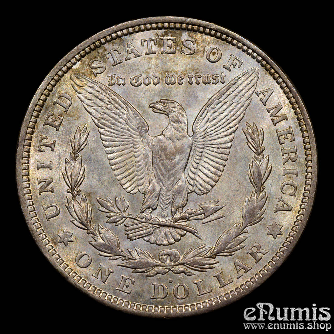 USA, $1 Morgan Dollar 1921 D, Denver, VAM-1AM, XF/UNC