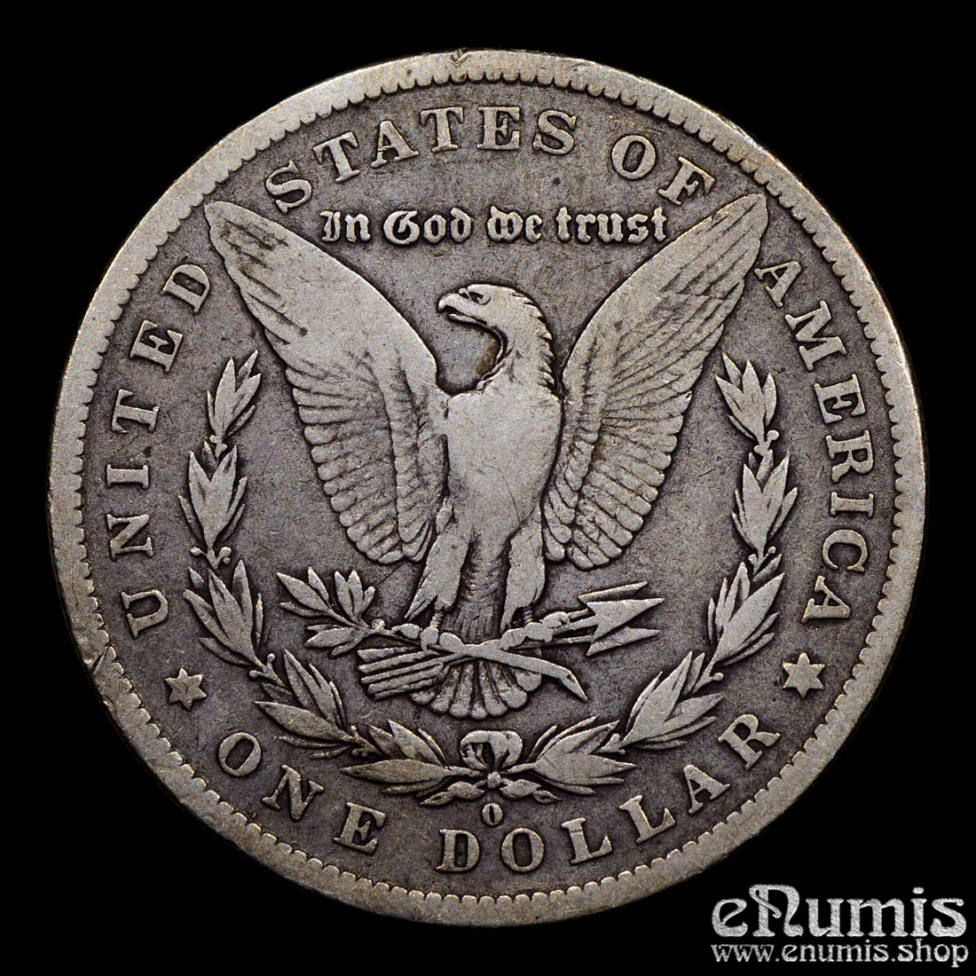 USA, $1 Morgan Dollar 1882 O, New Orleans, toned, VF