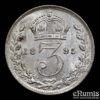 Great Britain, Victoria, 3 Pence 1895, UNC