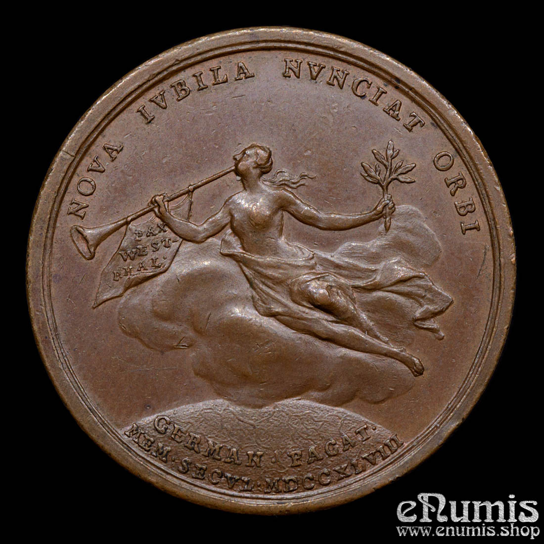 Germany, Osnabrück & Münster, Medal 1748, Peace of Westphalia, very Rare!