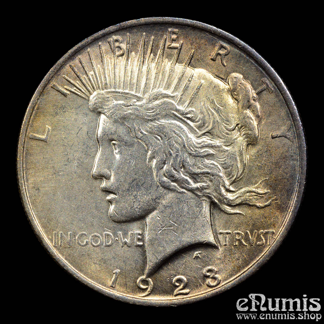 USA, $1 Peace Dollar 1923, Philadelphia, aUNC