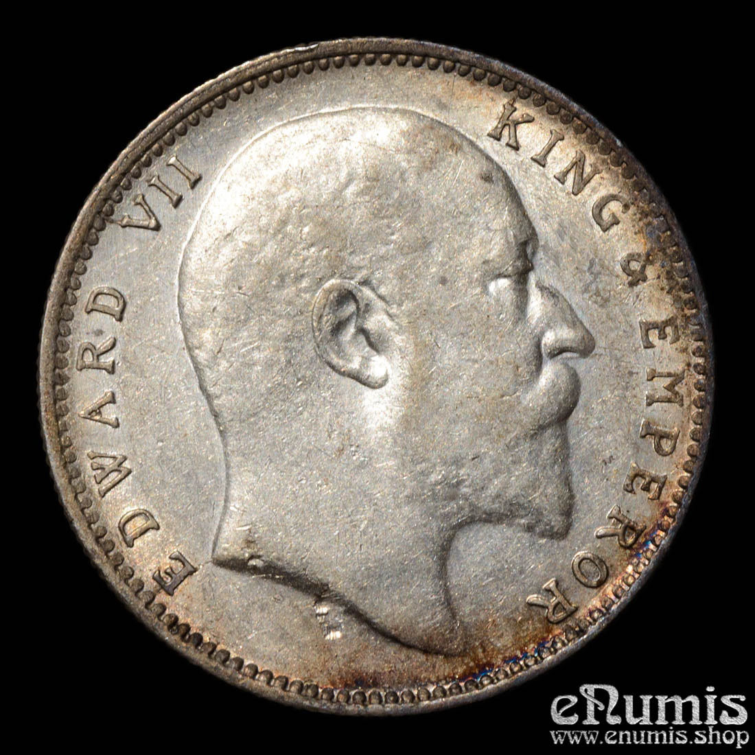 INDIA, Edward VII, Rupee 1904, Bombay, XF+