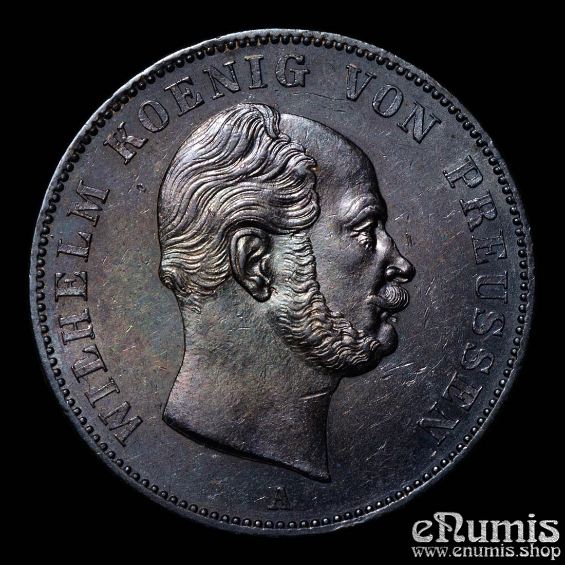 Germany, Prussia, Wilhelm I, Taler 1861, Mining, aUNC Germany, Prussia, Wilhelm I, Taler 1861, Mining, aUNC