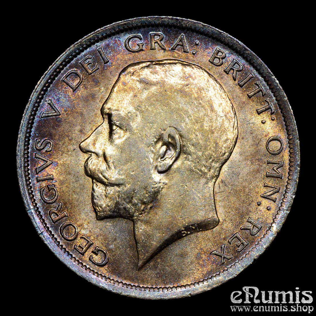Great Britain, George V, Halfcrown 1918, UNC