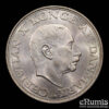 DENMARK, Christian X, 2 Kroner 1945, King’s 75th Birthday, UNC