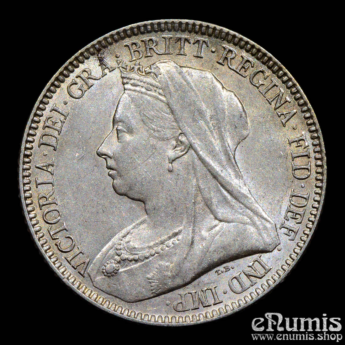 Great Britain, Victoria, Sixpence 1893, UNC/aUNC