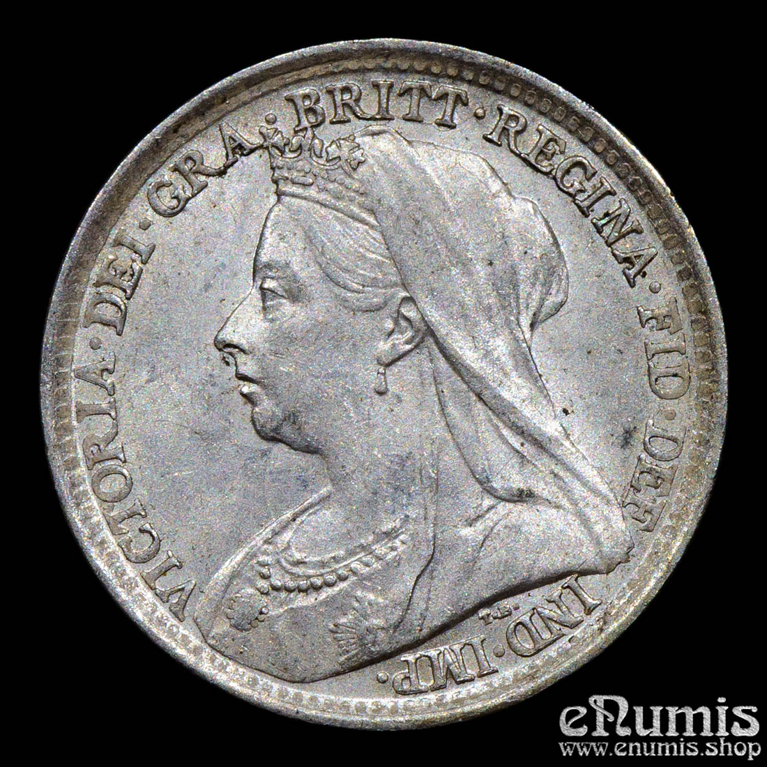 Great Britain, Victoria, 3 Pence 1895, UNC