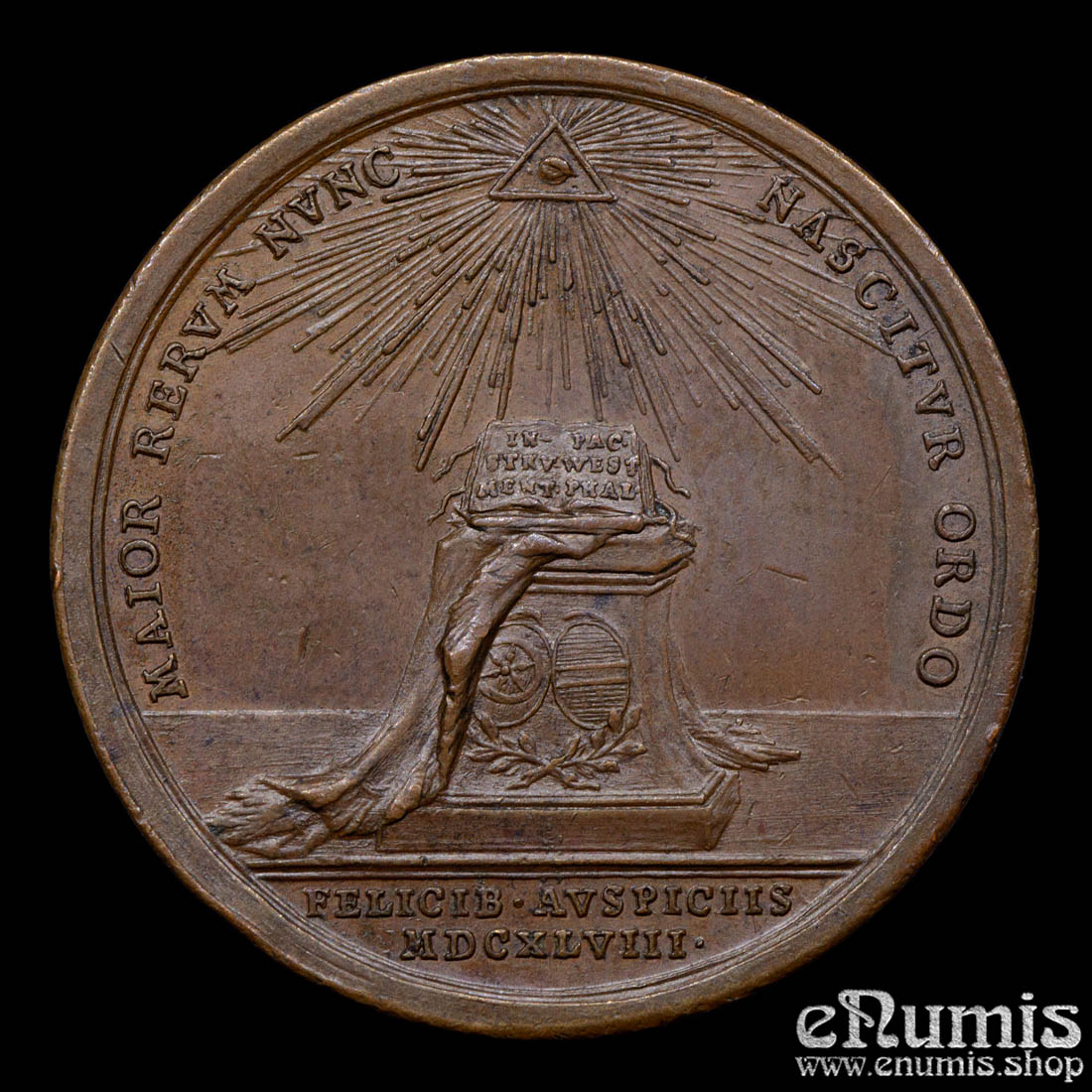 Germany, Osnabrück & Münster, Medal 1748, Peace of Westphalia, very Rare!