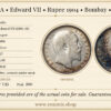 INDIA, Edward VII, Rupee 1904, Bombay, XF+