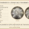 DENMARK, Frederick IX, 2 Kroner 1953, Greenland, silver, UNC