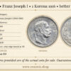 HUNGARY, Franz Joseph I, 1 Korona 1916, better date, UNC