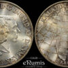 DENMARK, Frederick IX, 2 Kroner 1953, Greenland, silver, UNC DENMARK, Frederick IX, 2 Kroner 1953, Greenland, silver, UNC