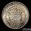 SWEDEN, Gustaf V, 2 Kronor 1921, 400th Anniversary of Political Liberty, UNC