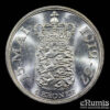 DENMARK, Christian X, 2 Kroner 1937, 25th Anniversary of Reign, UNC