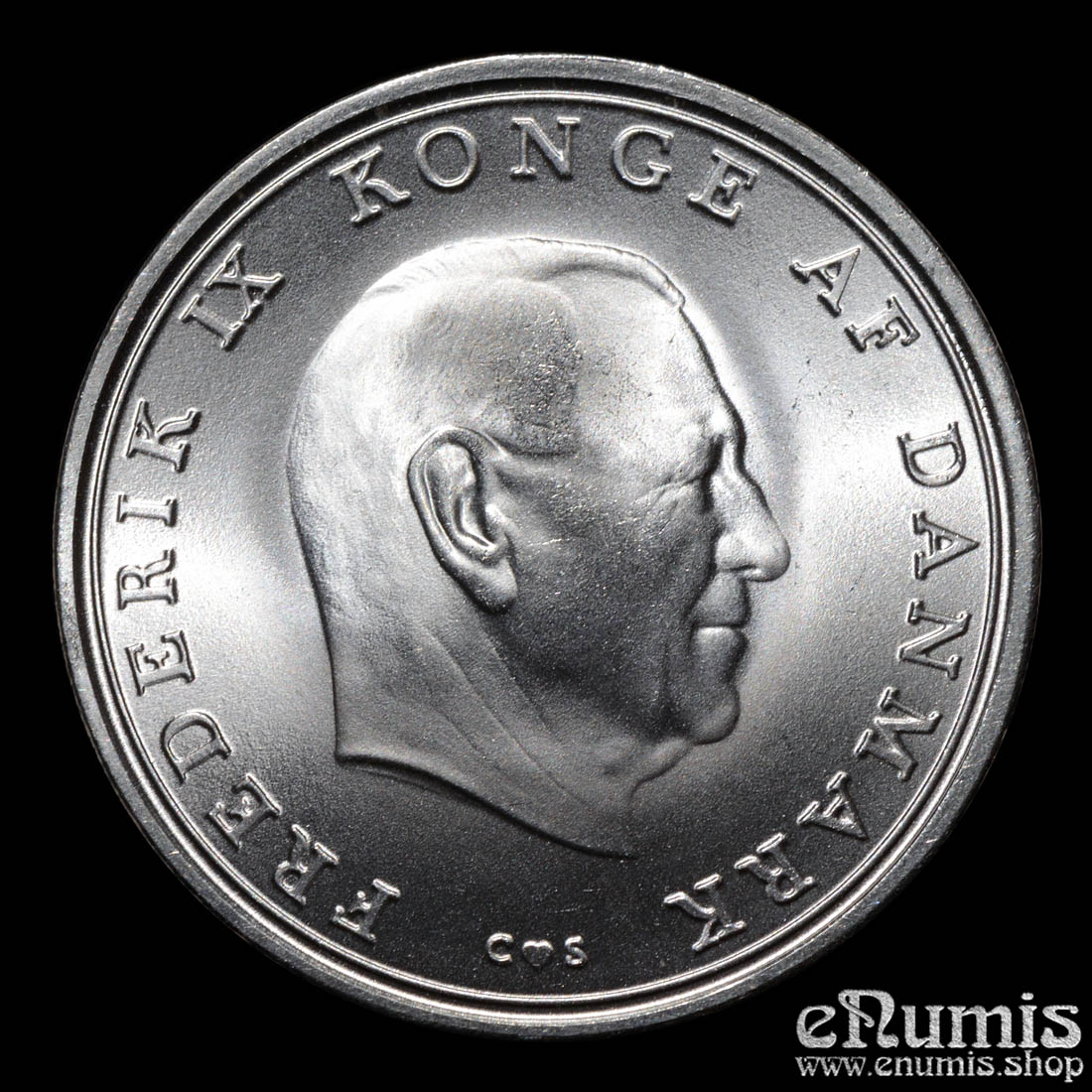 DENMARK, Frederick IX, 10 Kroner 1968, Wedding of Princess Benedikte, UNC