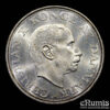 DENMARK, Christian X, 2 Kroner 1937, 25th Anniversary of Reign, UNC
