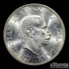 DENMARK, Christian X, 2 Kroner 1937, 25th Anniversary of Reign, UNC