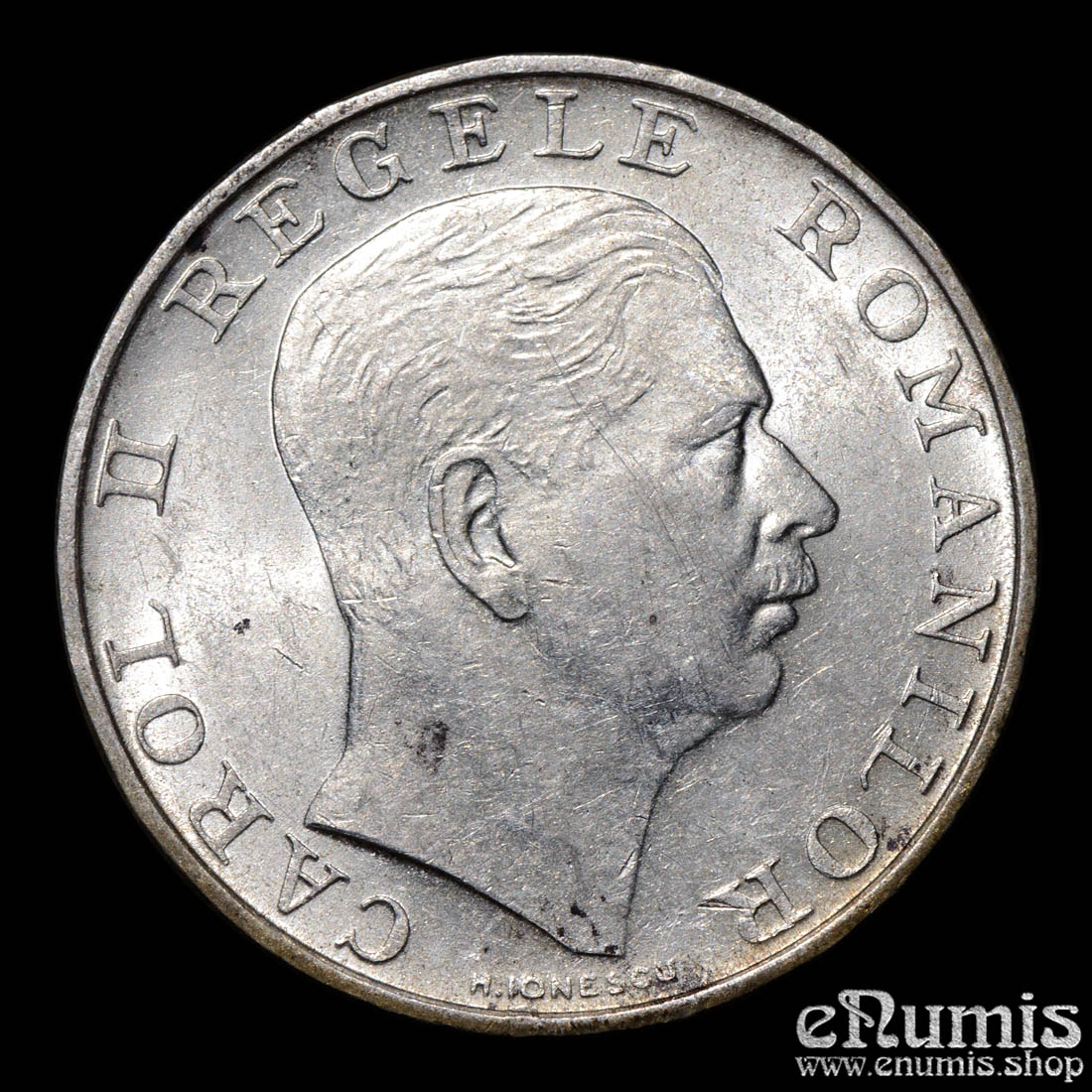 ROMANIA, Carol II, 250 Lei 1940, Silver, XF-UNC/aUNC ROMANIA, Carol II, 250 Lei 1940, Silver, XF-UNC/aUNC