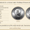 DENMARK, Frederick IX, 10 Kroner 1968, Wedding of Princess Benedikte, UNC