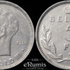 BELGIUM, Leopold III, 5 Francs 1936, BELGIE, XF-UNC