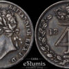 Great Britain, George IV, 4 Pence 1826, Maundy, Groat, XF Great Britain, George IV, 4 Pence 1826, Maundy, Groat, XF