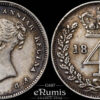 Great Britain, Victoria, 4 Pence 1842, Maundy, Groat, aXF
