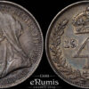 Great Britain, Victoria, 4 Pence 1901, Maundy, Groat, aUNC
