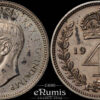 Great Britain, George VI, 4 Pence 1945, Maundy, Groat, UNC