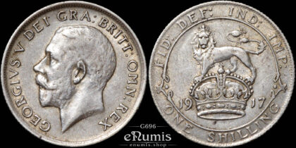 Great Britain, George V, Shilling 1917, XF