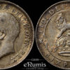 Great Britain, George V, Sixpence 1915, toned, aUNC