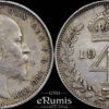 Great Britain, Edward VII, 4 Pence 1908, Maundy, Groat, aUNC Great Britain, Edward VII, 4 Pence 1908, Maundy, Groat, aUNC