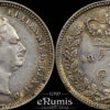 Great Britain, William IV, 3 Pence 1835, Large head, XF-UNC