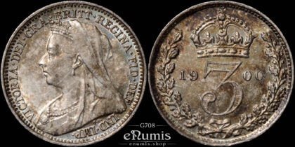 Great Britain, Victoria, 3 Pence 1900, Maundy, aUNC/UNC