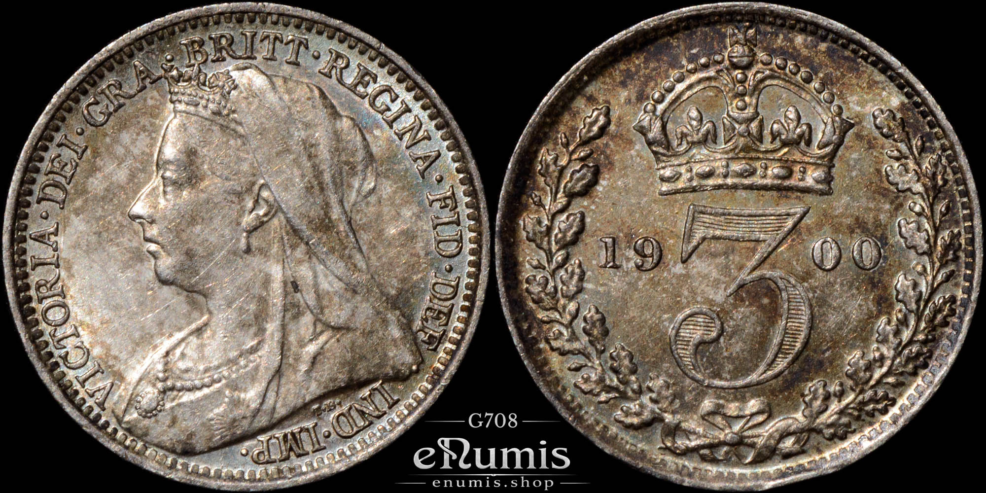 Great Britain, Victoria, 3 Pence 1900, Maundy, aUNC/UNC Great Britain, Victoria, 3 Pence 1900, Maundy, aUNC/UNC