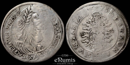 AUSTRIA, HUNGARY, Leopold I, 15 Kreuzer Krajcár 1675 KB, Kremnitz, Fine