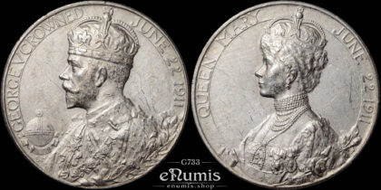 Great Britain, George V, Coronation Medal 1911, Silver, aUNC