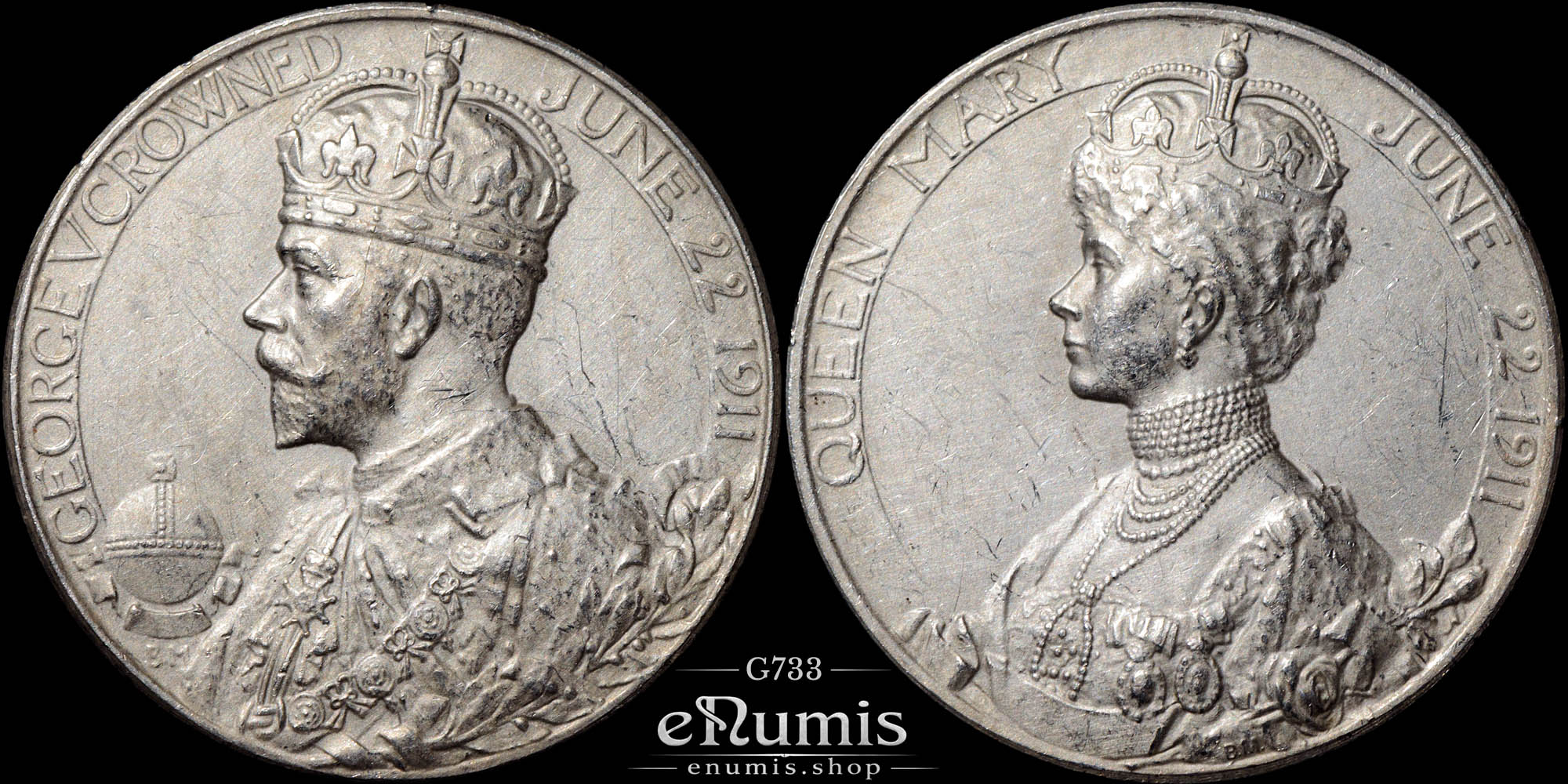 Great Britain, George V, Coronation Medal 1911, Silver, aUNC