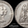 AUSTRIA, Franz Joseph I, 1 Gulden 1854, Wedding, aUNC AUSTRIA, Franz Joseph I, 1 Gulden 1854, Wedding, aUNC