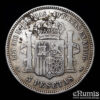 SPAIN, Amadeo I, 5 Pesetas 1871 SD-M, VF