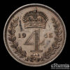Great Britain, George VI, 4 Pence 1945, Maundy, Groat, UNC