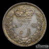 Great Britain, William IV, 3 Pence 1835, Large head, XF-UNC