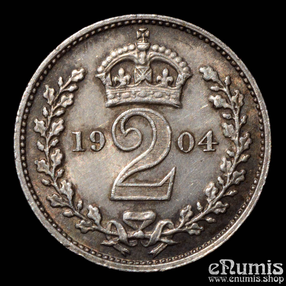 Great Britain, Edward VII, 2 Pence 1904, Maundy, aUNC Great Britain, Edward VII, 2 Pence 1904, Maundy, aUNC